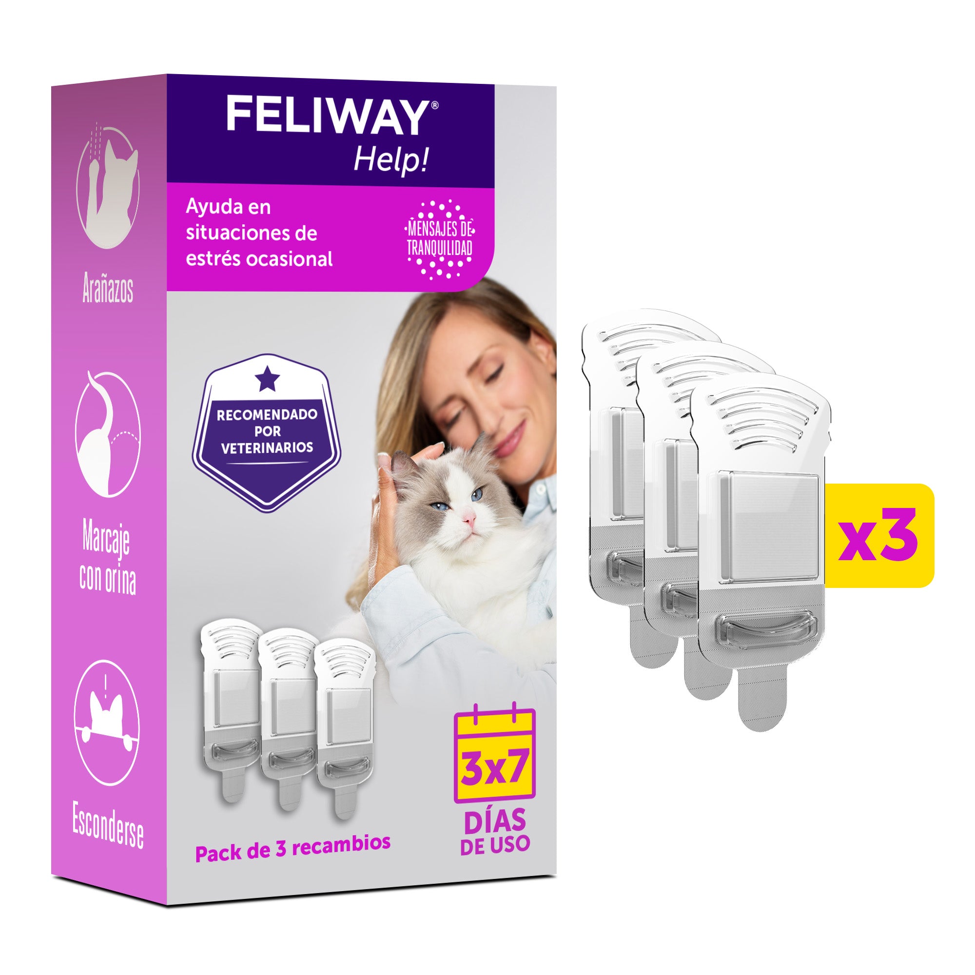 FELIWAY Help! Pack 3 recambios