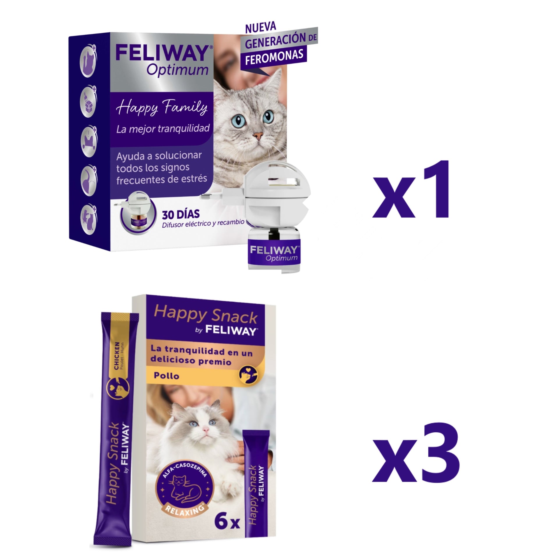 FELIWAY® Pack Bienestar Completo | Solución Para Calmar a Gatos
