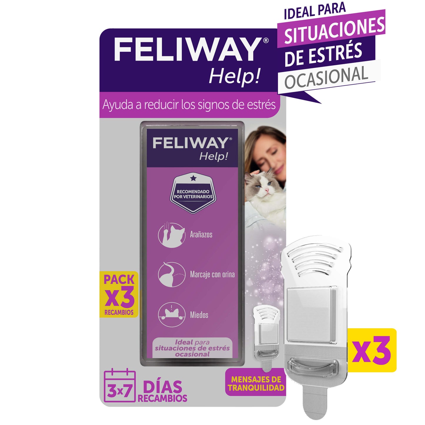 FELIWAY Help! Pack 3 recambios